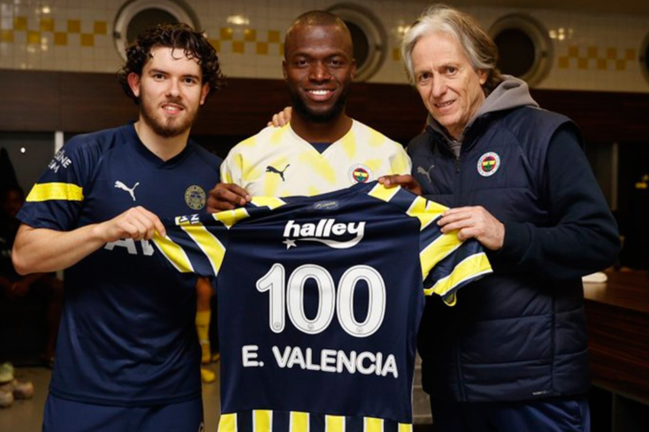 Fenerbahçe'de Enner Valencia 100. maçına çıktı
