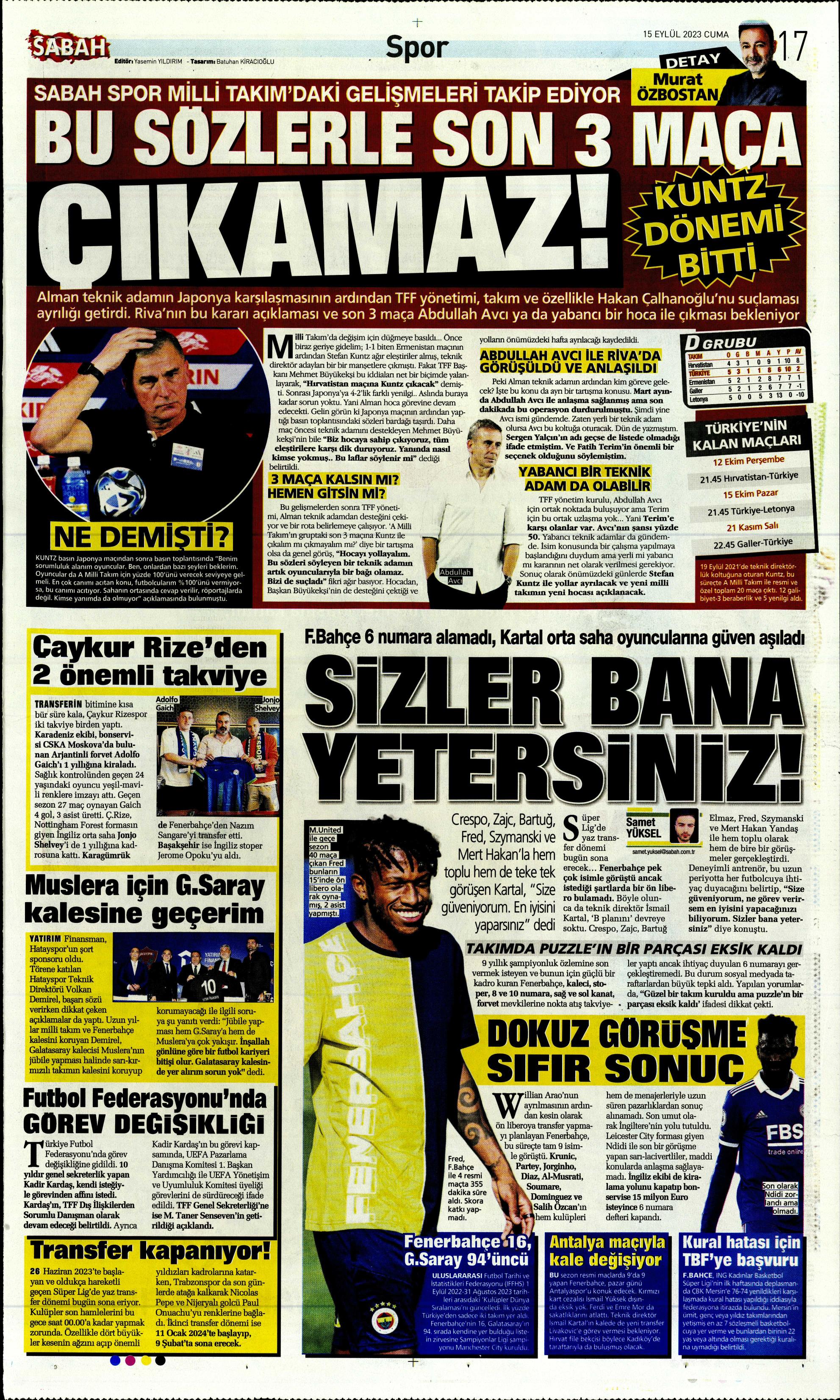 "Kartal'da Xeka seferberliği" | Sporun Manşetleri  - 25. Foto