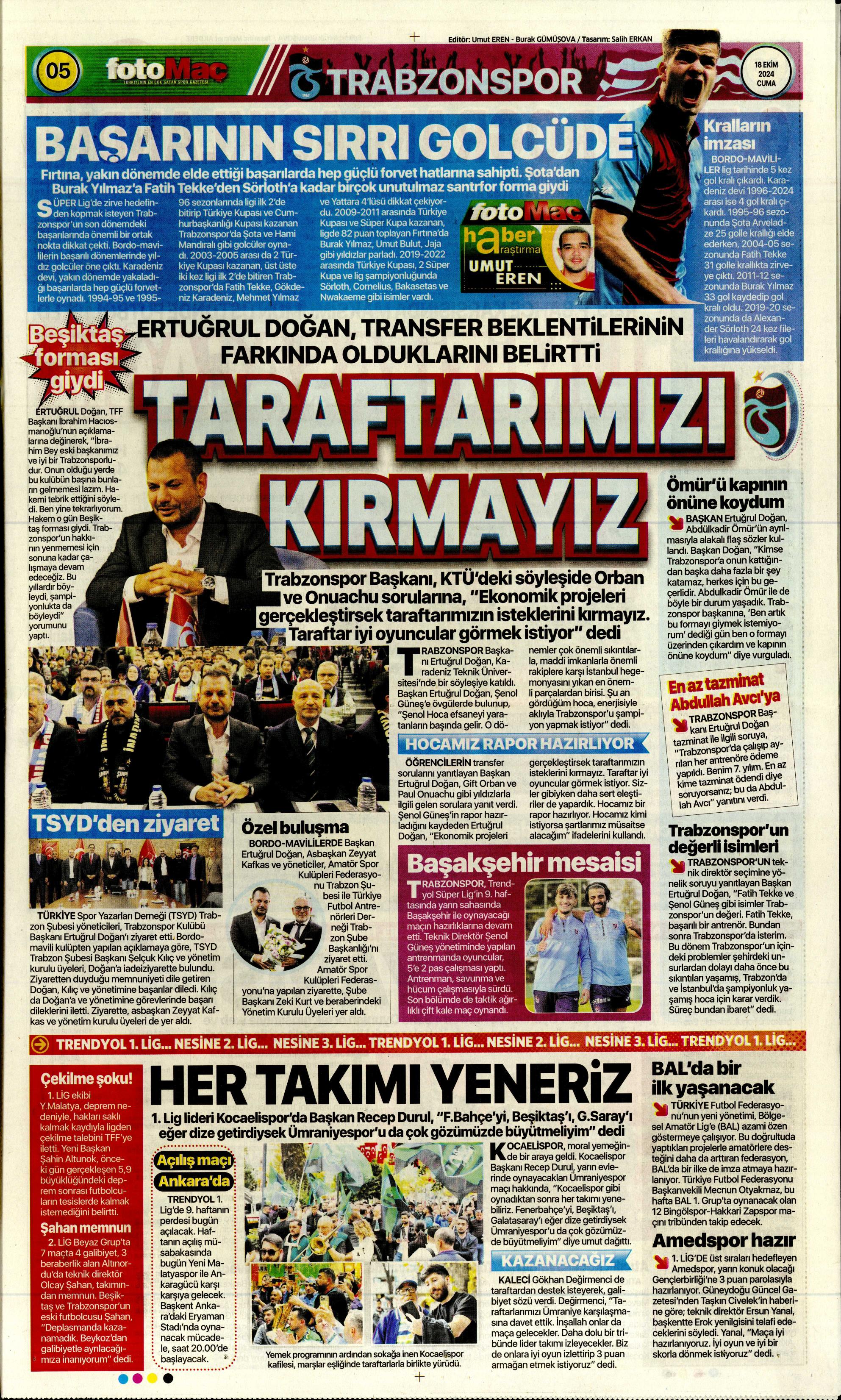 "Fenerbahçe'ye 1 milyar euroluk bomba" | Sporun manşetleri (18 Ekim 2024)  - 14. Foto