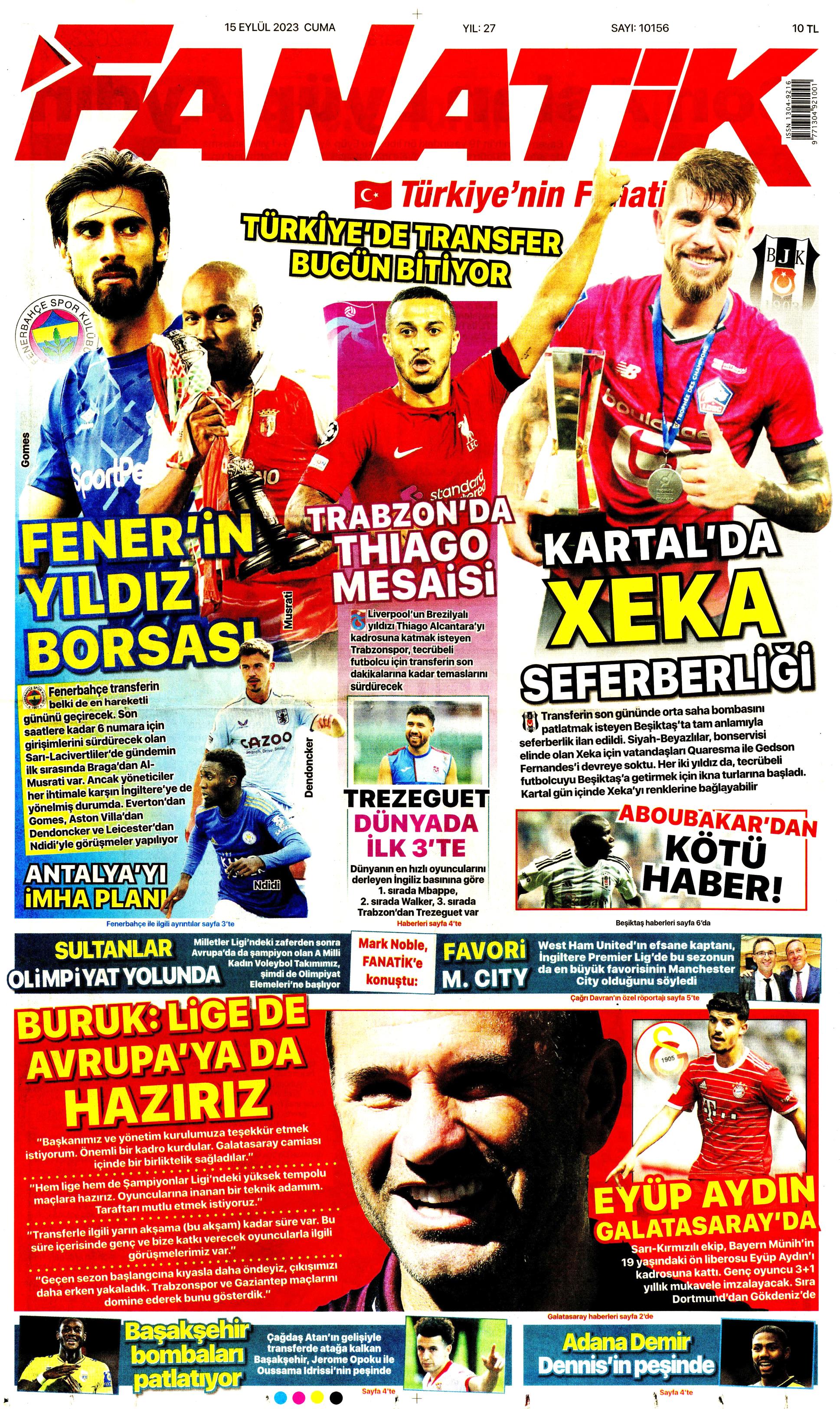 "Kartal'da Xeka seferberliği" | Sporun Manşetleri  - 2. Foto