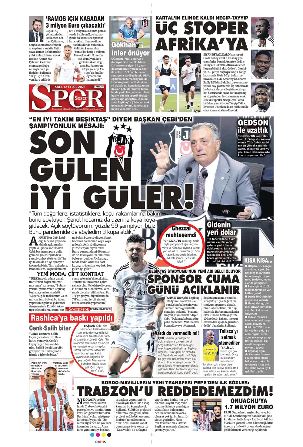 "Kartal'da Lingard sürprizi" | Sporun manşetleri (12 Eylül 2023)  - 27. Foto