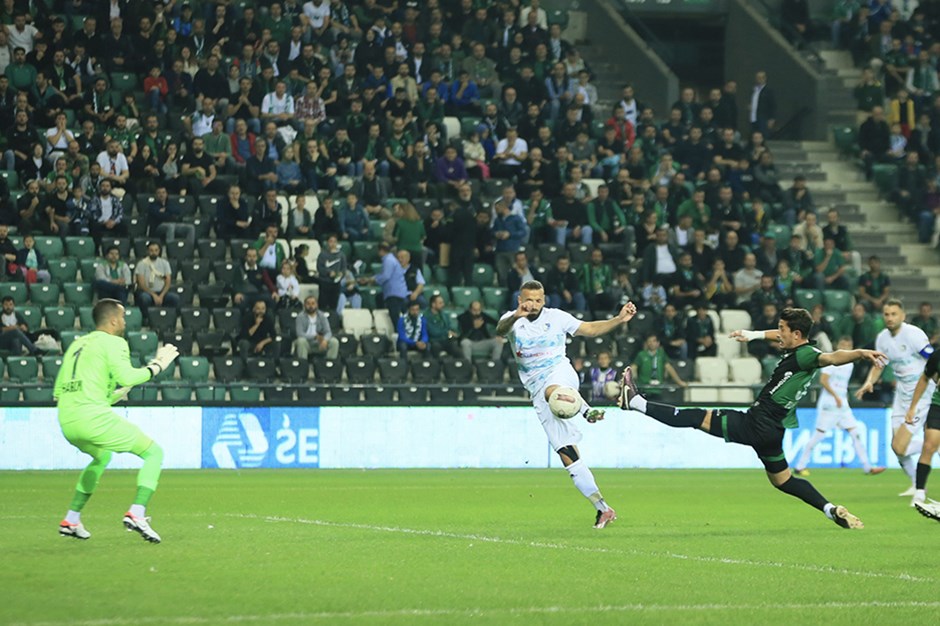 Kocaelispor - Erzurumspor maçından galip çıkmadı