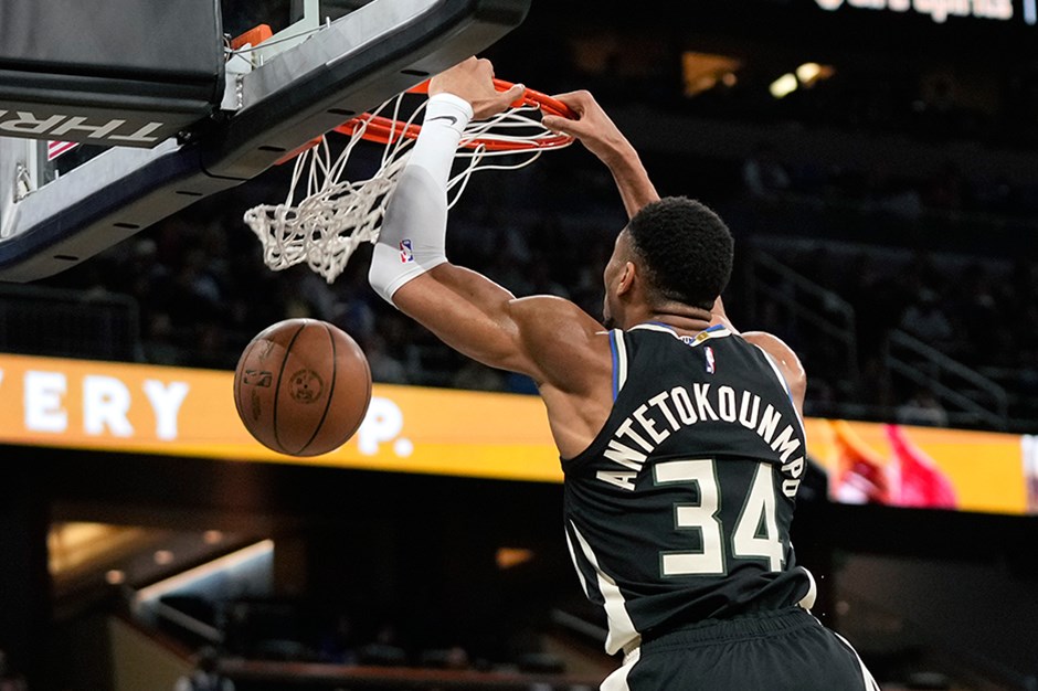 Giannis Antetokounmpo'dan double-double: 41 sayıyla galibiyeti getirdi