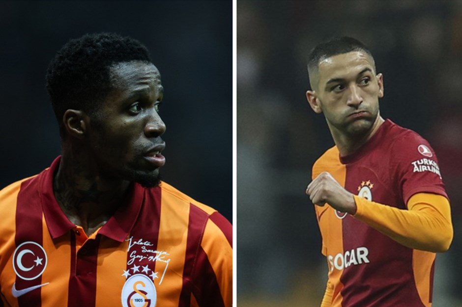 Galatasaray'da Wilfred Zaha ve Hakim Ziyech belirsizliği