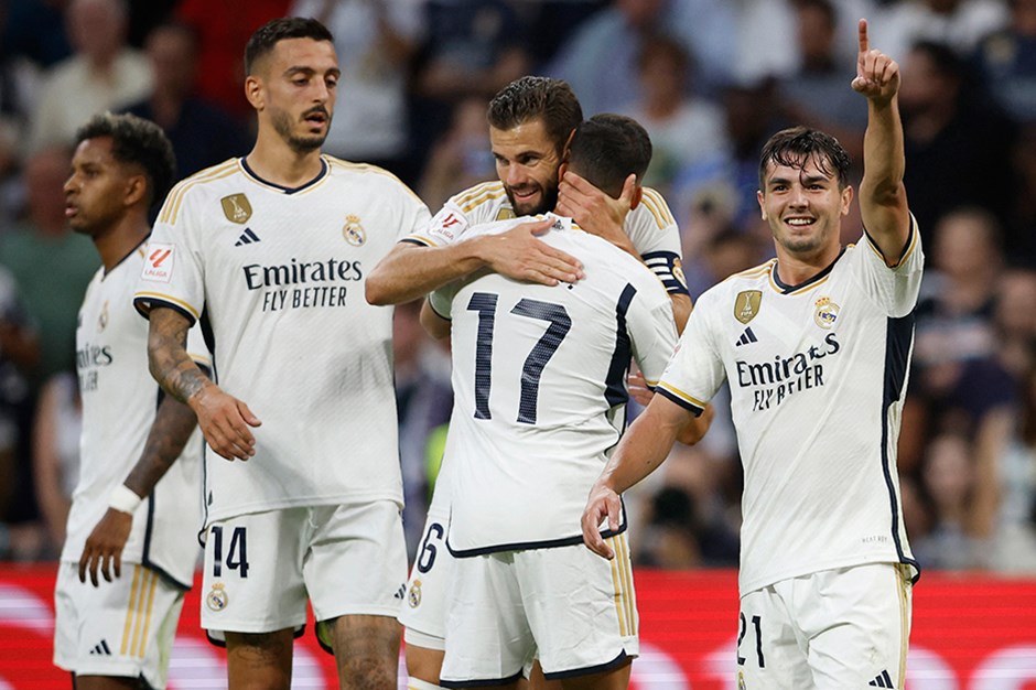 Real Madrid sahasında 2 golle kazandı