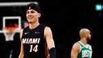5 ismin çift hanelere ulaştığı maçta Miami Heat seriyi 1-1'e getirdi