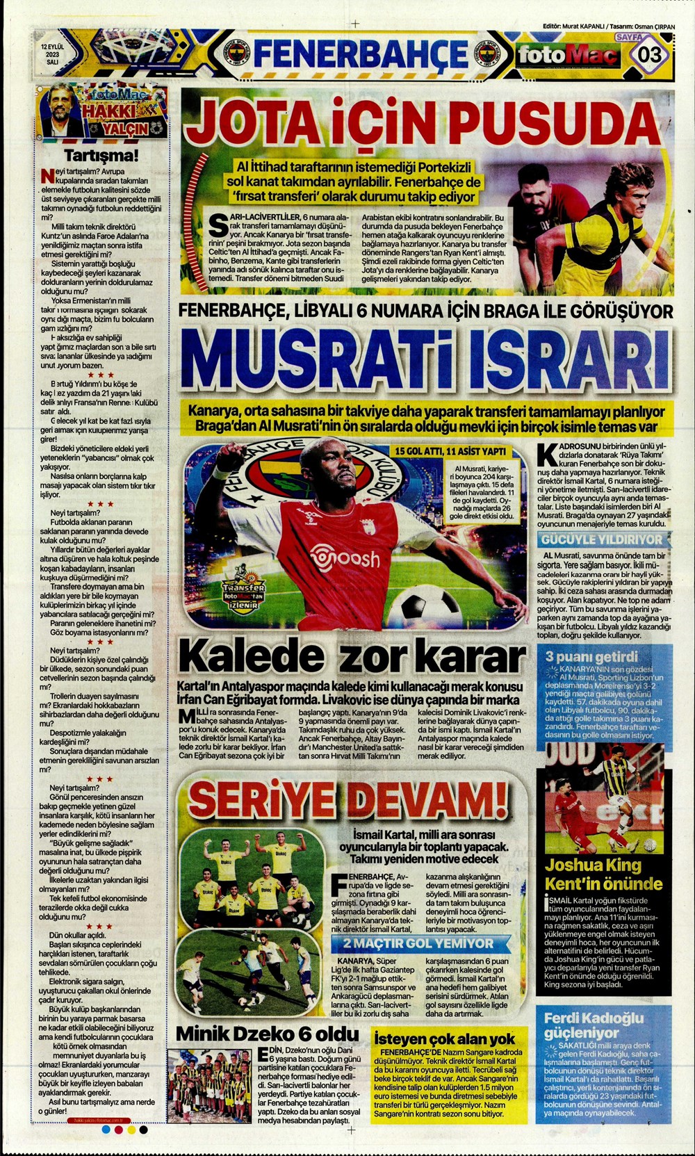 "Kartal'da Lingard sürprizi" | Sporun manşetleri (12 Eylül 2023)  - 12. Foto
