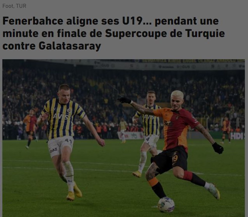 Fenerbahçe'nin sahadan çekilmesi Avrupa'da manşetlerde - 6. Foto