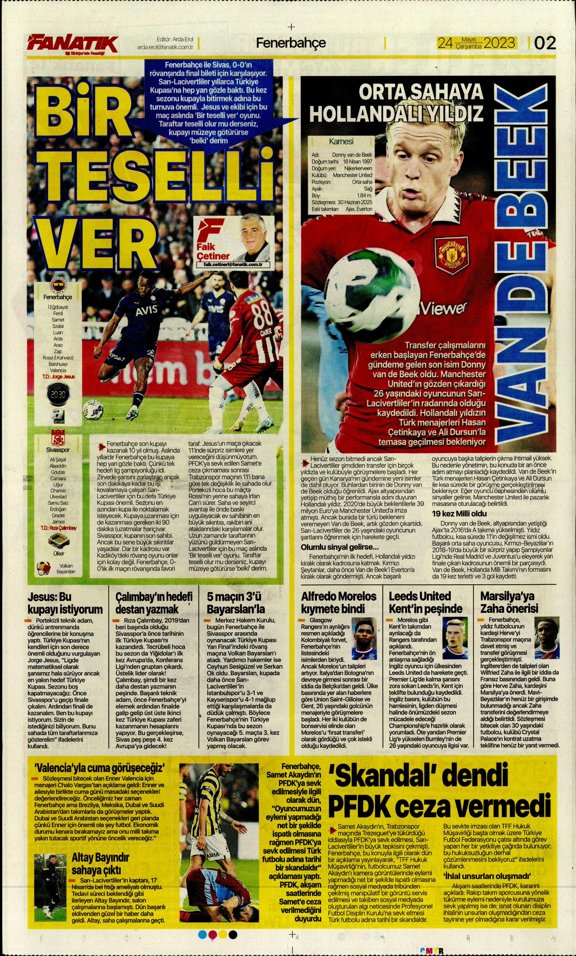 "Aslan'da taarruz başladı" | Sporun Manşetleri  - 7. Foto