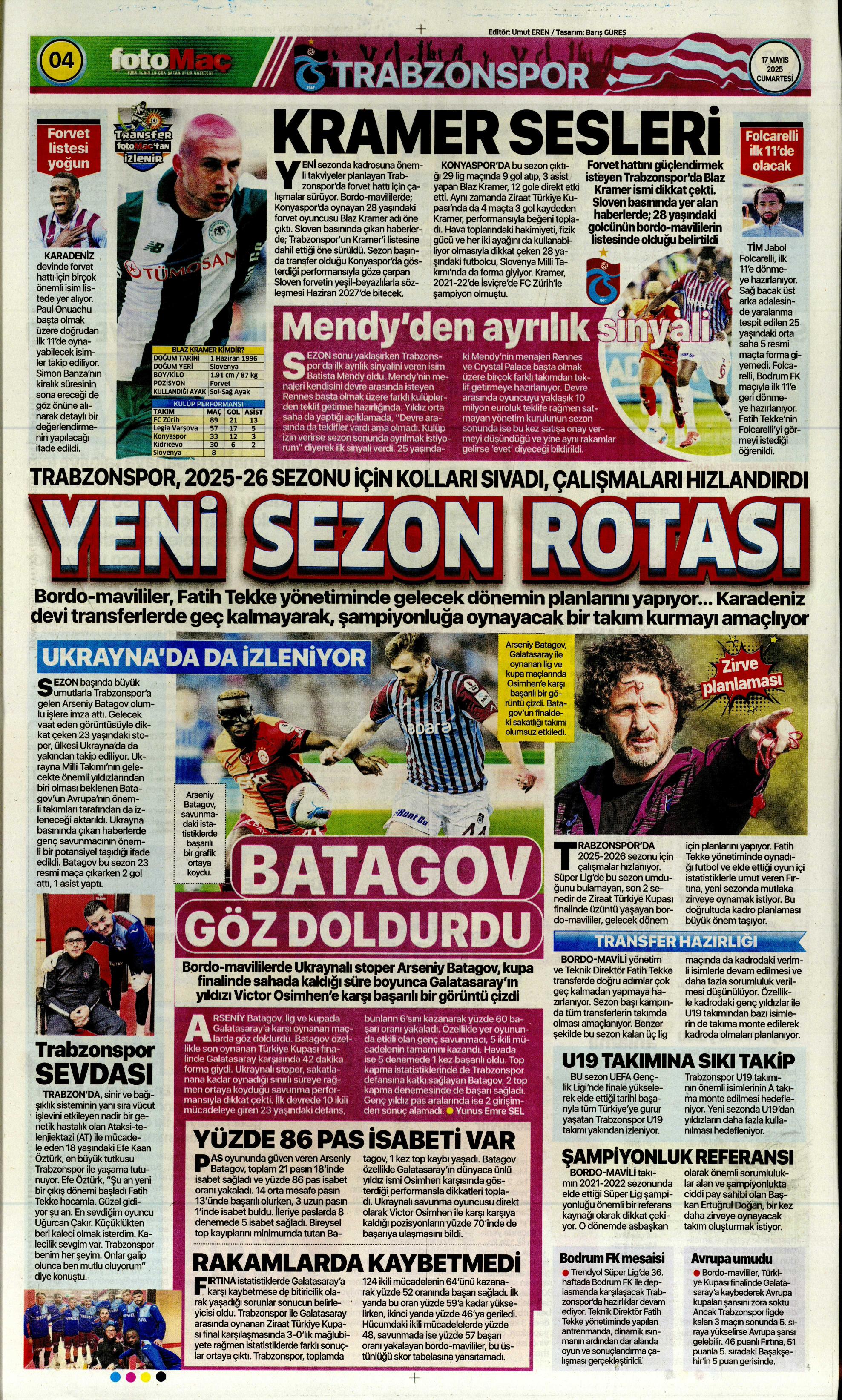 "Osimhen çılgınlığı" | Sporun manşetleri  - 11. Foto