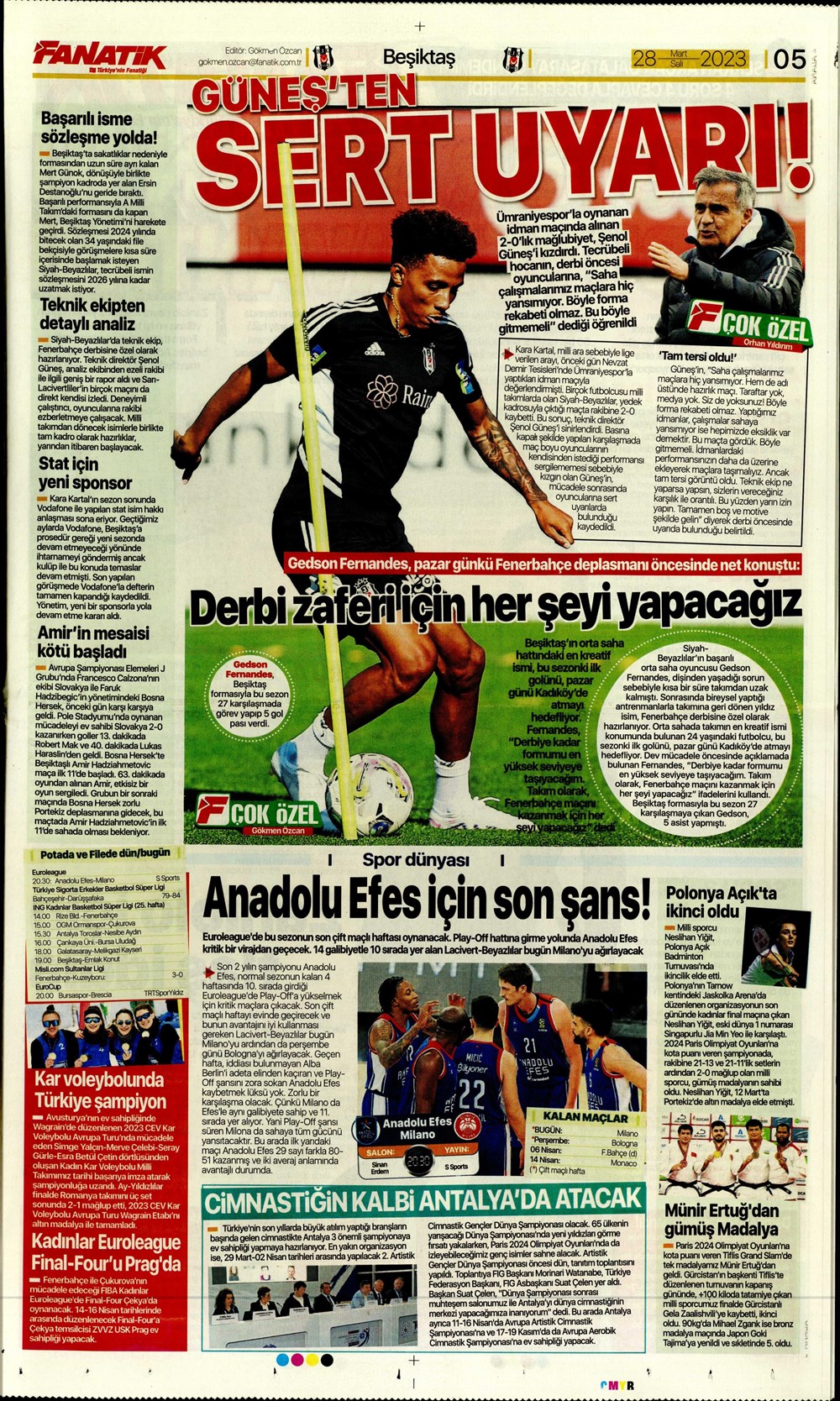 "Vurduğumuz gol olsun" - Sporun manşetleri - 8. Foto