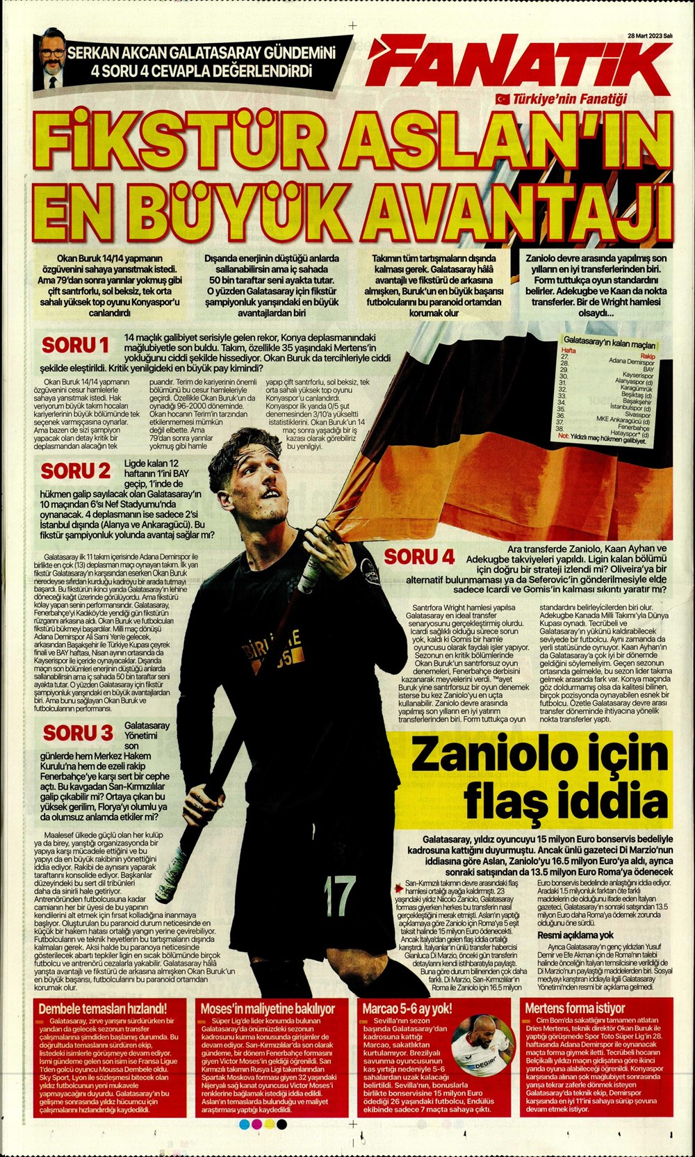 "Vurduğumuz gol olsun" - Sporun manşetleri - 10. Foto
