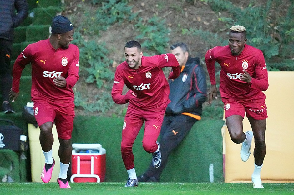 Galatasaray, Antalyaspor maçı hazırlıklarını sürdürüyor