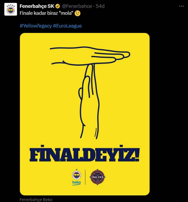 Fenerbahçe'den Ergin Ataman'a gönderme  - 4. Foto