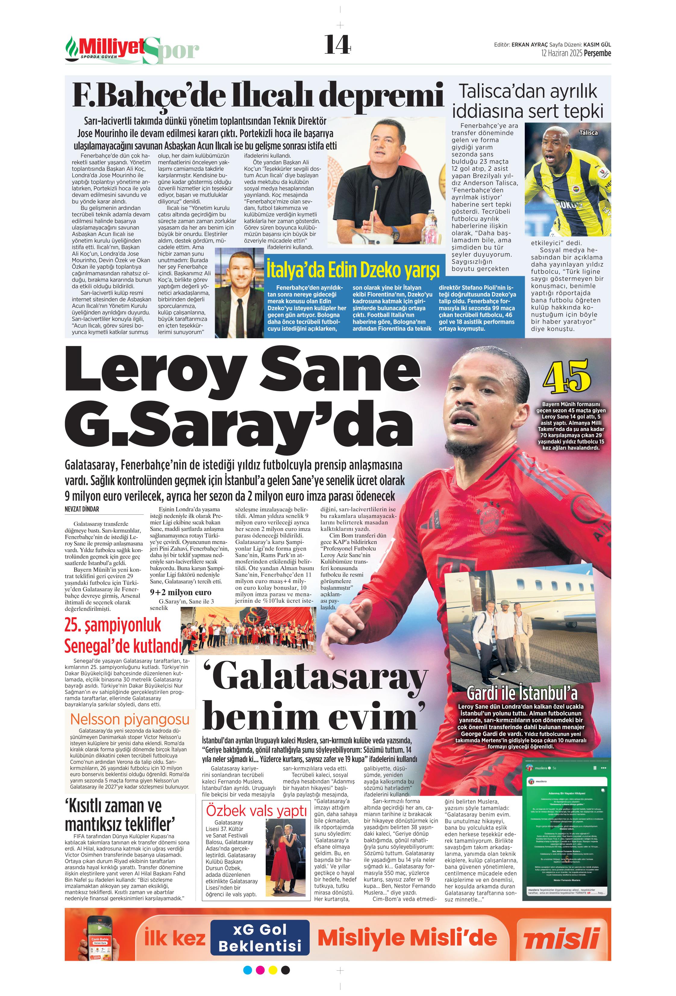 "Osimhen'in yerine En-Nesyri" | Sporun manşetleri (12 Haziran 2025)  - 19. Foto