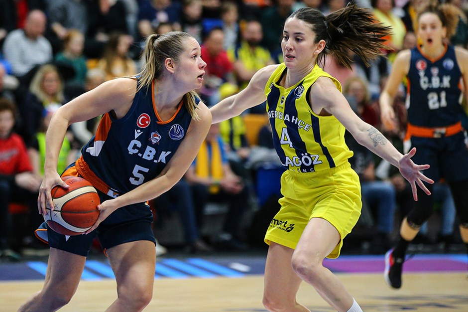 Kadınlar Basketbol Süper Ligi | ÇBK Mersin Yenişehir Belediyesi 68 - 75 Fenerbahçe