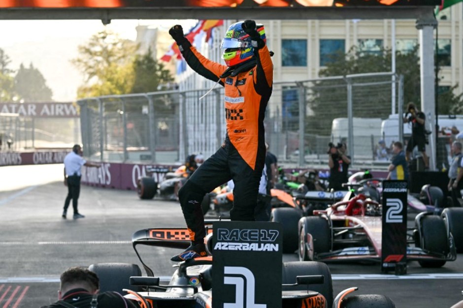 Formula 1'de Azerbaycan Grand Prix'sinde zafer Oscar Piastri'nin