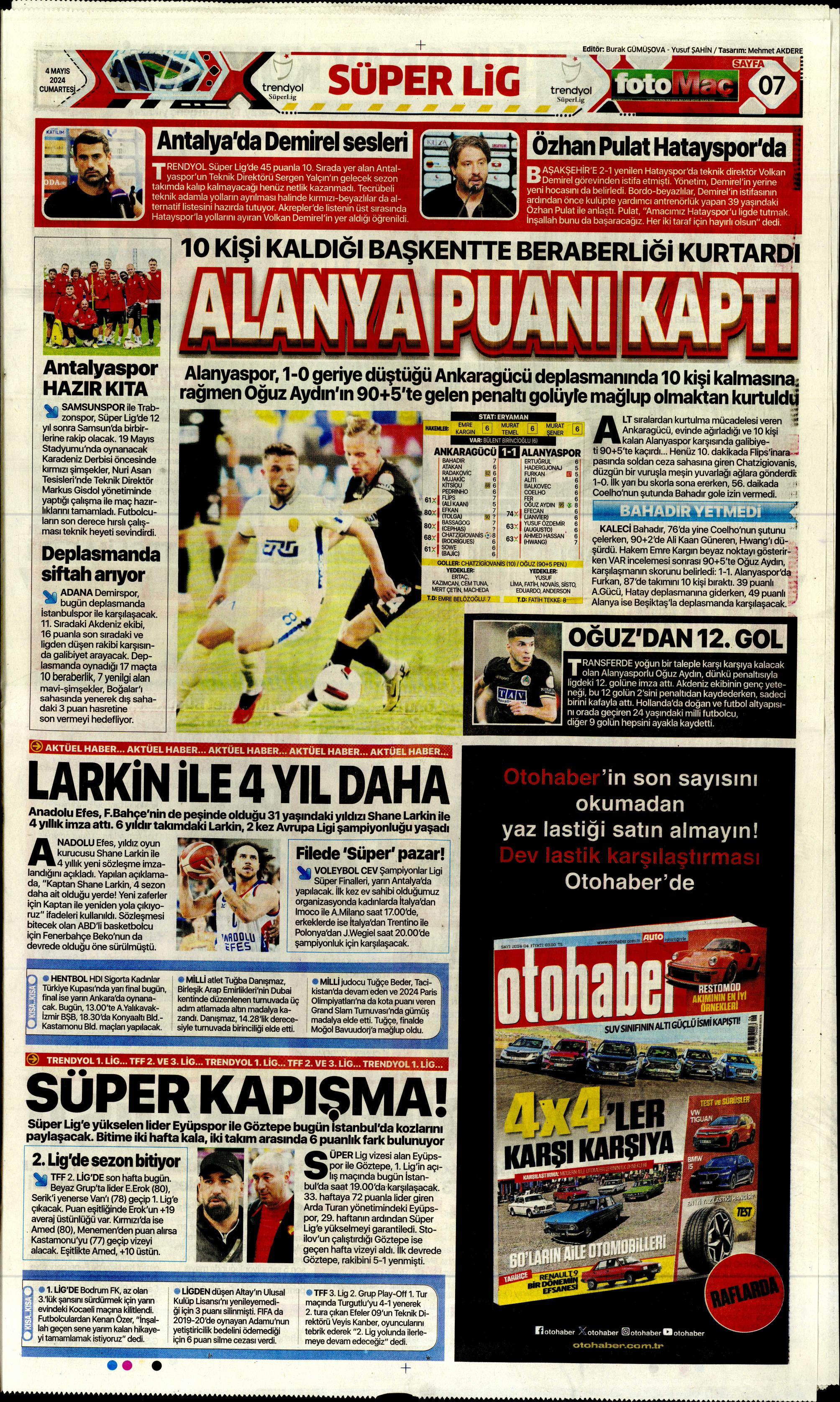 "Ndidi çıkarması" | Sporun Manşetleri (4 Mayıs 2024)  - 19. Foto