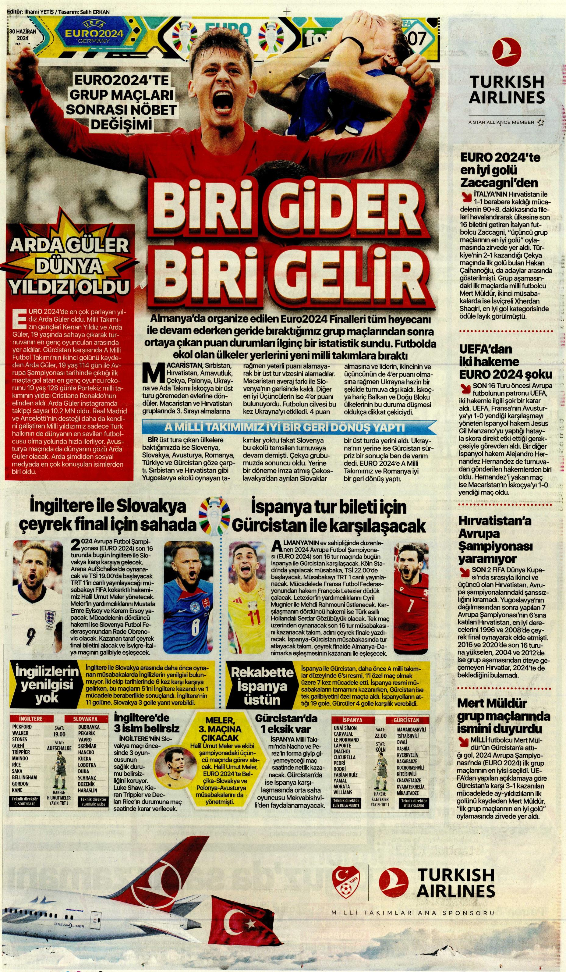 "Galatasaray'dan Goretzka seferi" | Sporun Manşetleri (30 Haziran 2024)  - 14. Foto