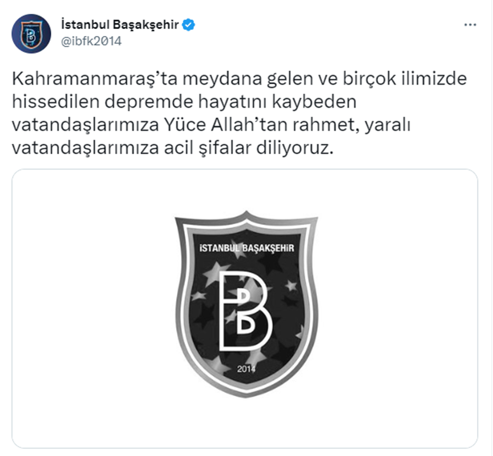 TFF ve Süper Lig kulüplerinden geçmiş olsun mesajı  - 4. Foto