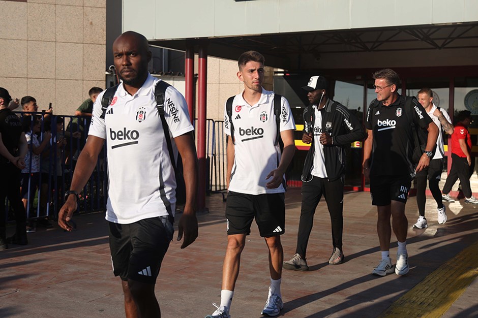 Beşiktaş kafilesi Samsun'da