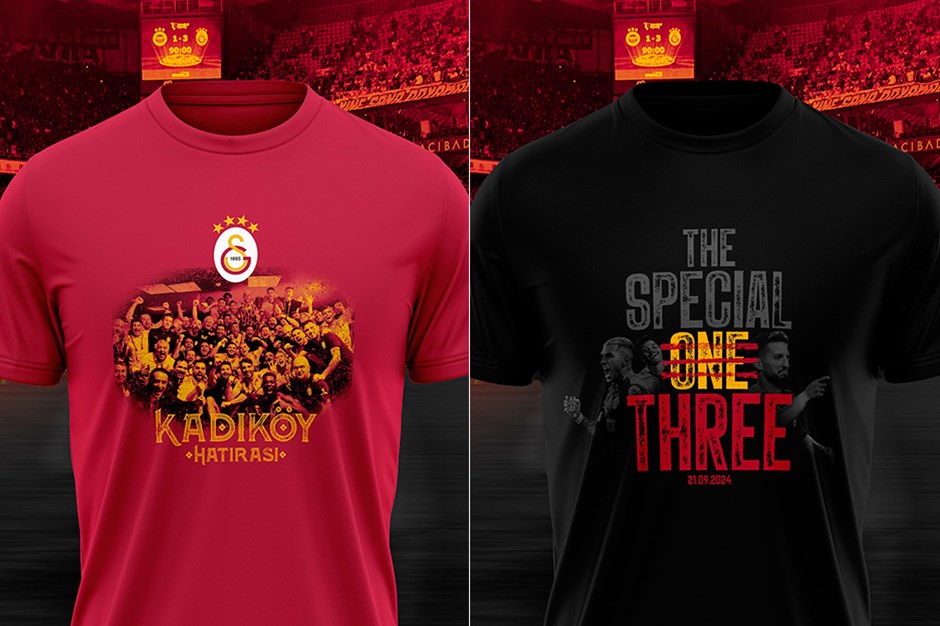 Galatasaray'dan derbiye özel tişört: The Special Three