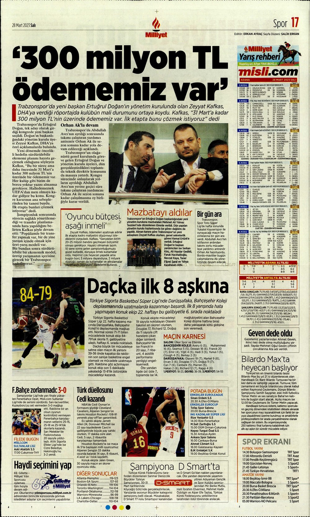 "Vurduğumuz gol olsun" - Sporun manşetleri - 24. Foto