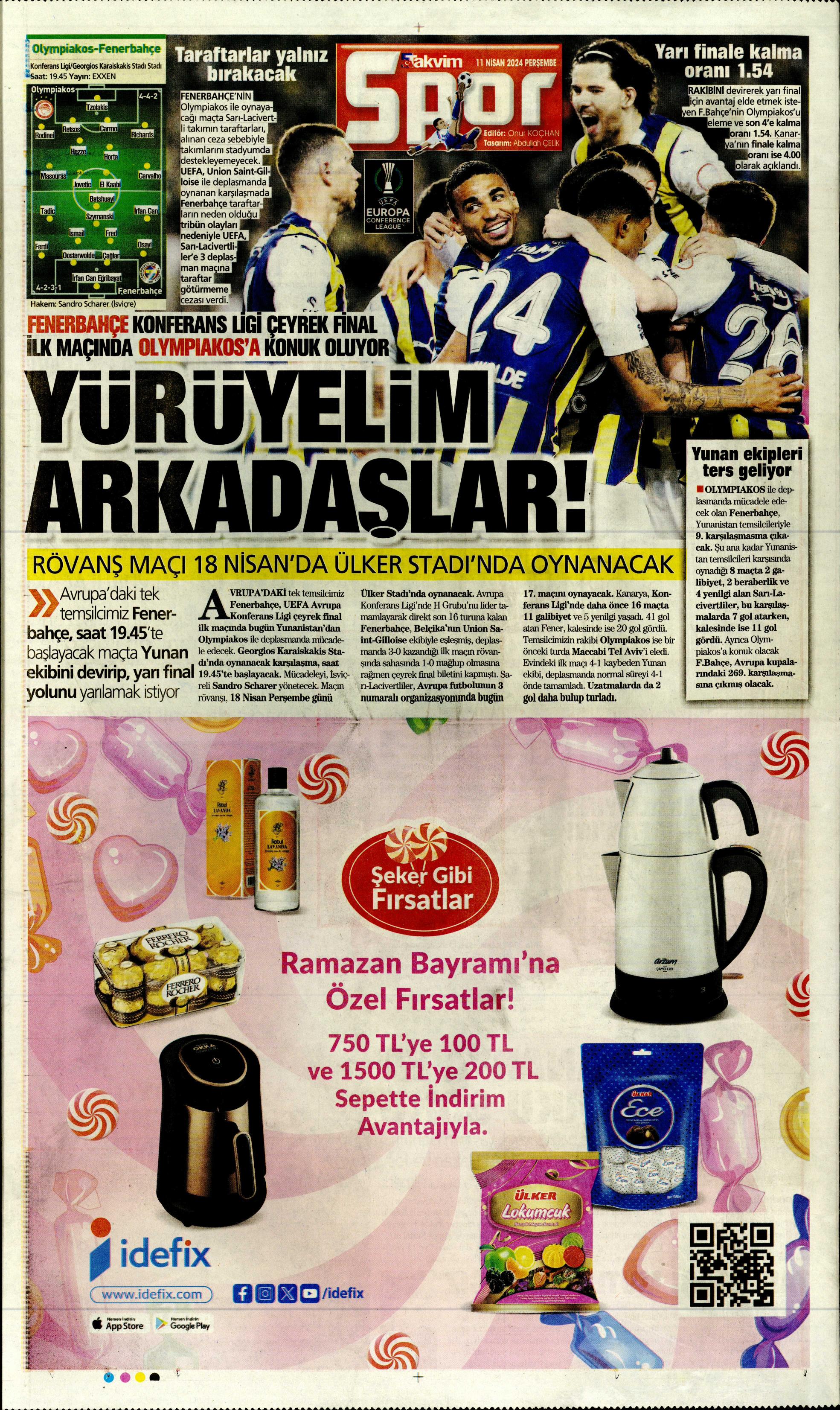 "Terim'in yerine Santos" | Sporun manşetleri (11 Nisan 2024)  - 30. Foto