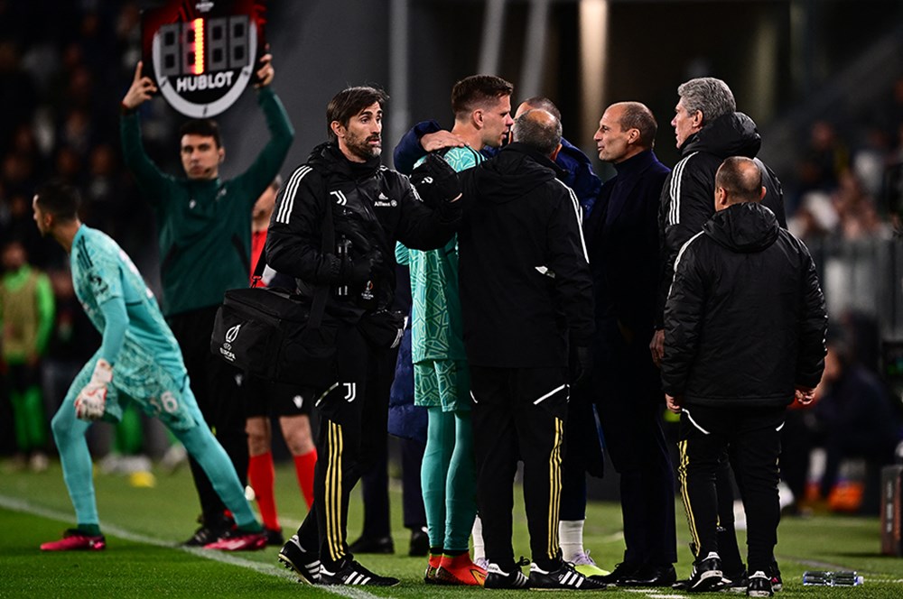 Juventus - Sporting maçında korku dolu anlar!  - 7. Foto