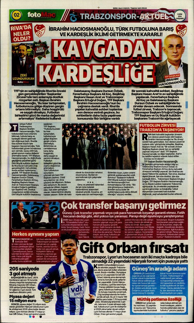 "Kartal'dan Talisca bombası" | Sporun manşetleri (9 Ekim 2024)  - 12. Foto