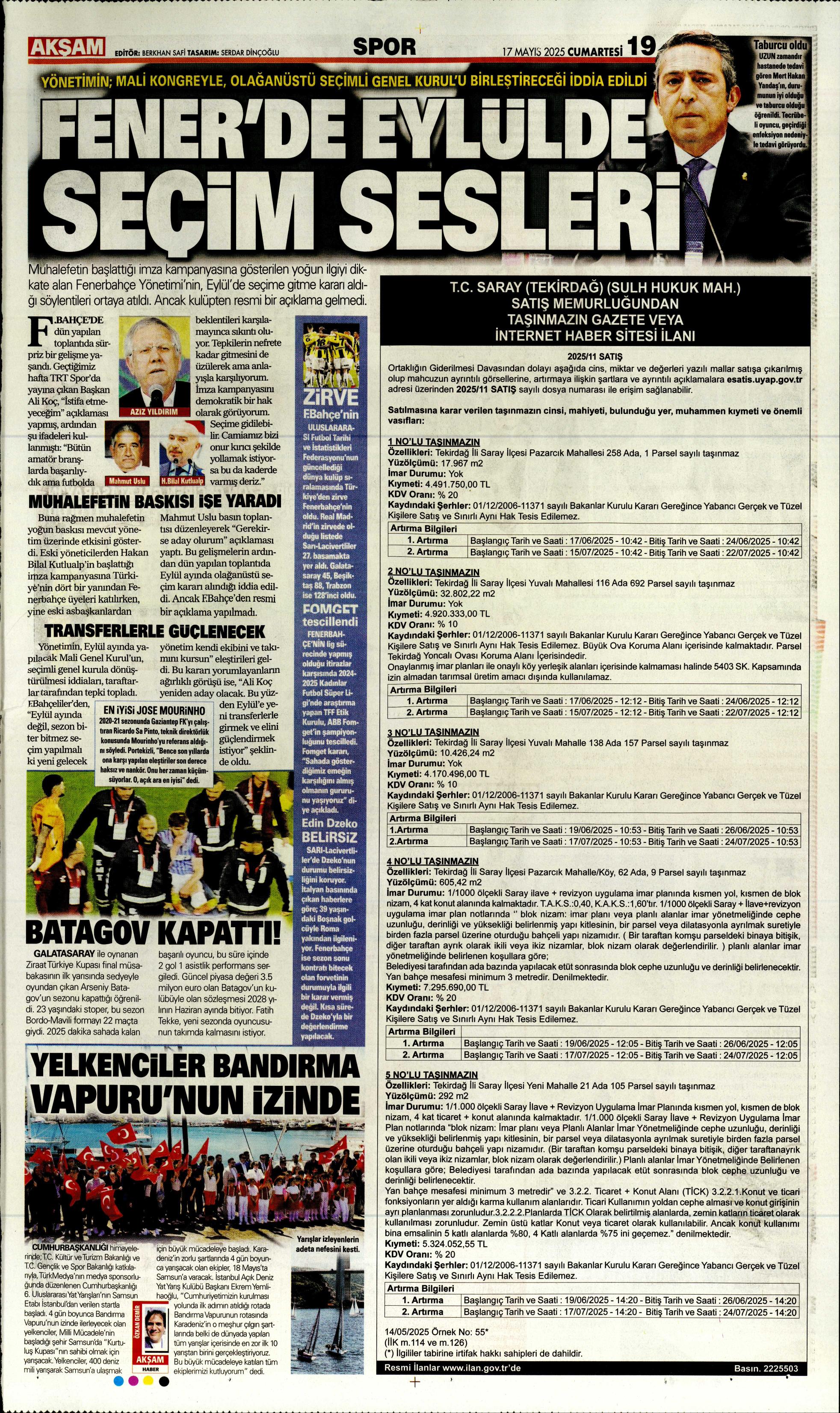 "Osimhen çılgınlığı" | Sporun manşetleri  - 3. Foto