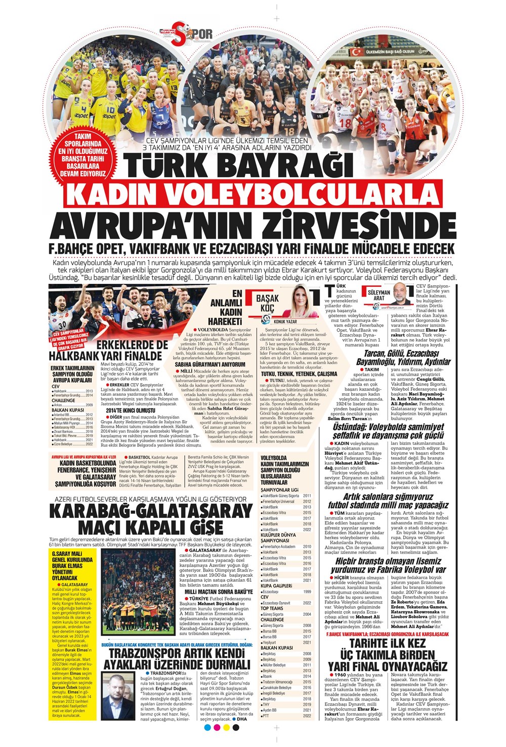 "Yeni bir başlangıç" - Sporun manşetleri - 19. Foto