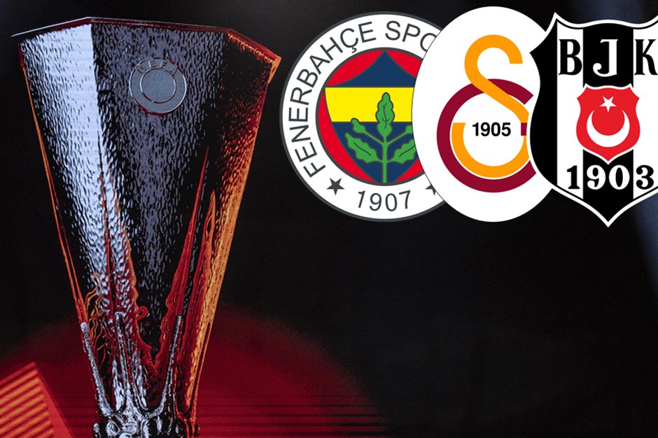 UEFA Avrupa Ligi'nde Galatasaray, Fenerbahçe ve Beşiktaş'ın rakipleri belli oldu