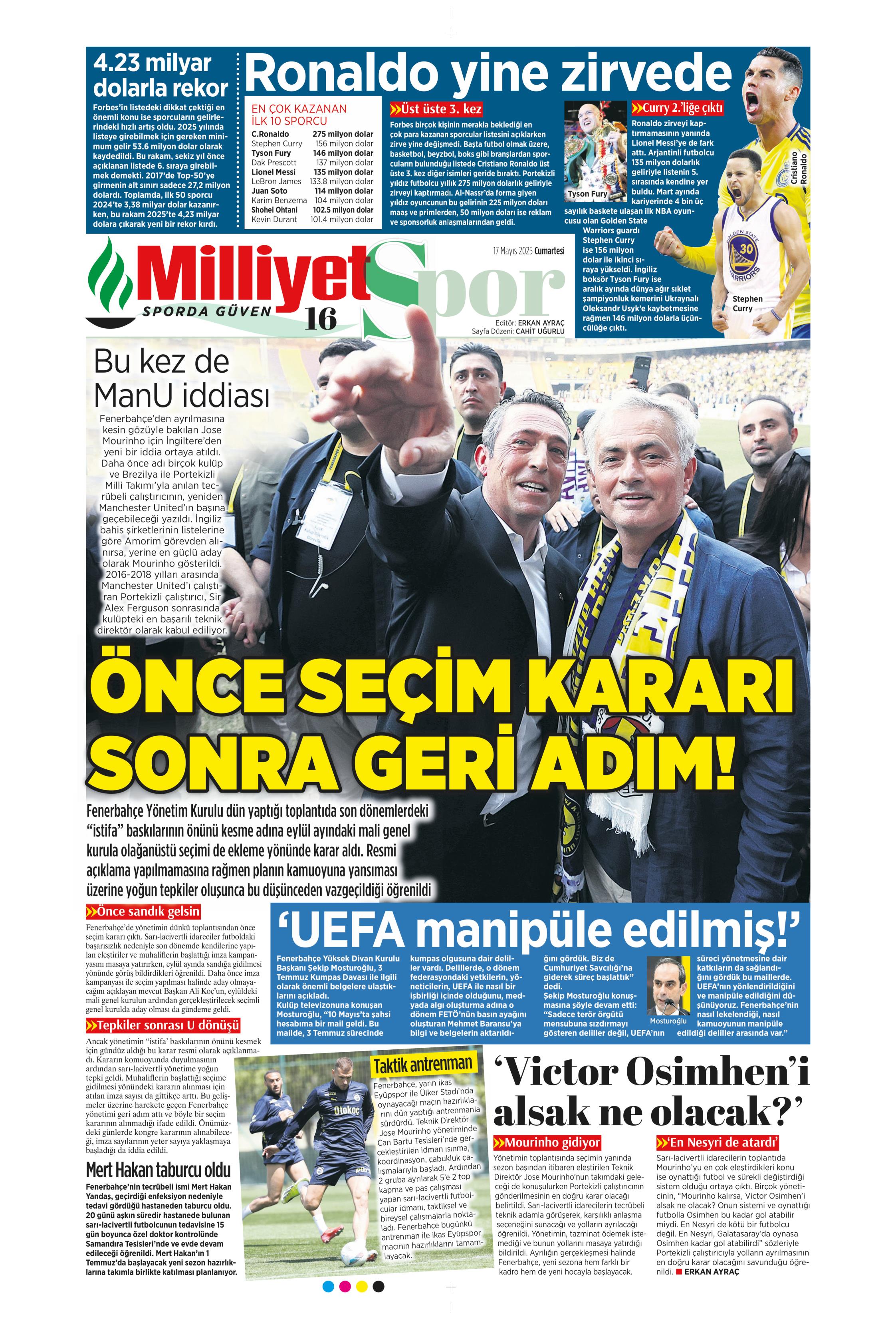 "Osimhen çılgınlığı" | Sporun manşetleri  - 22. Foto