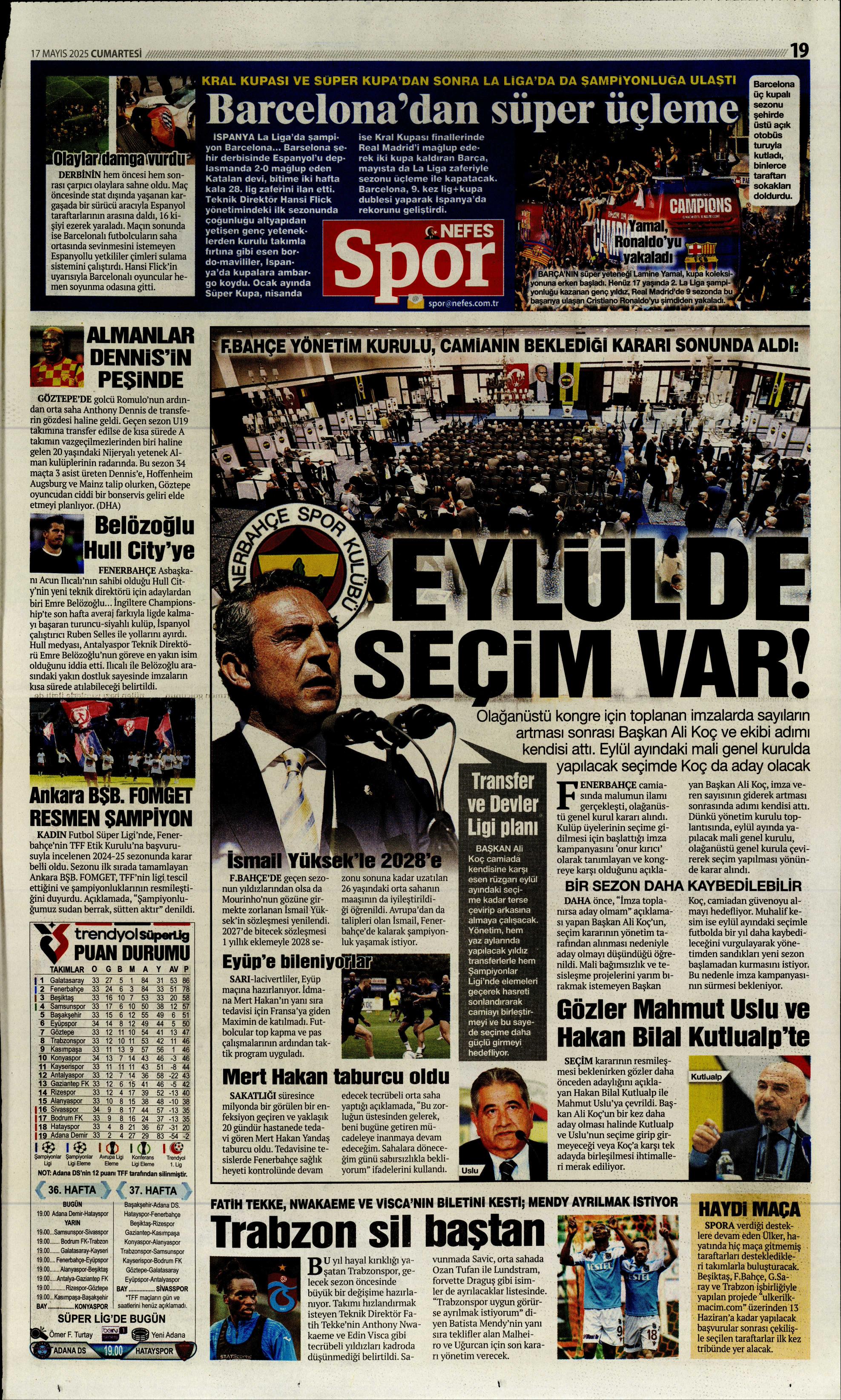 "Osimhen çılgınlığı" | Sporun manşetleri  - 21. Foto