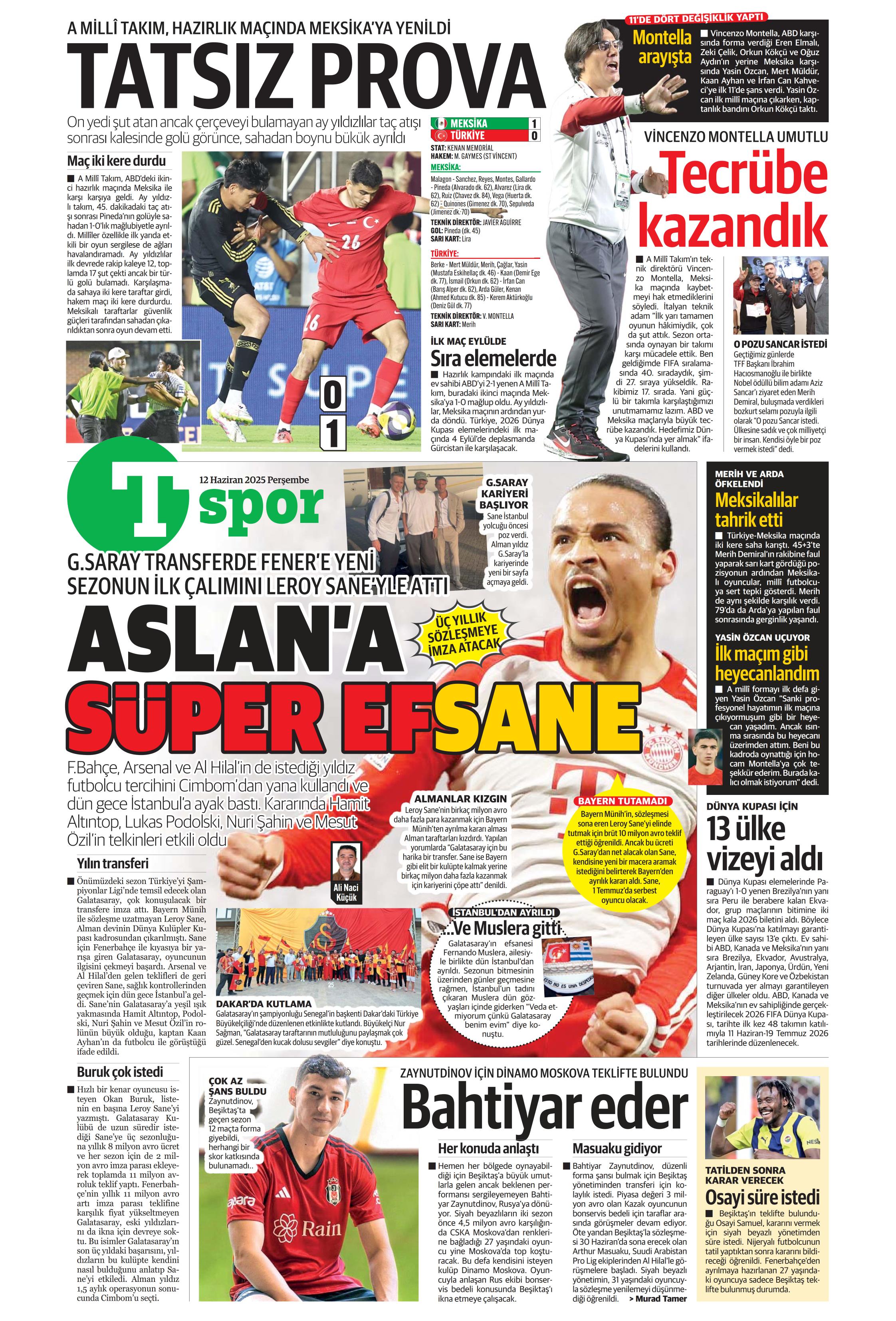 "Osimhen'in yerine En-Nesyri" | Sporun manşetleri (12 Haziran 2025)  - 31. Foto