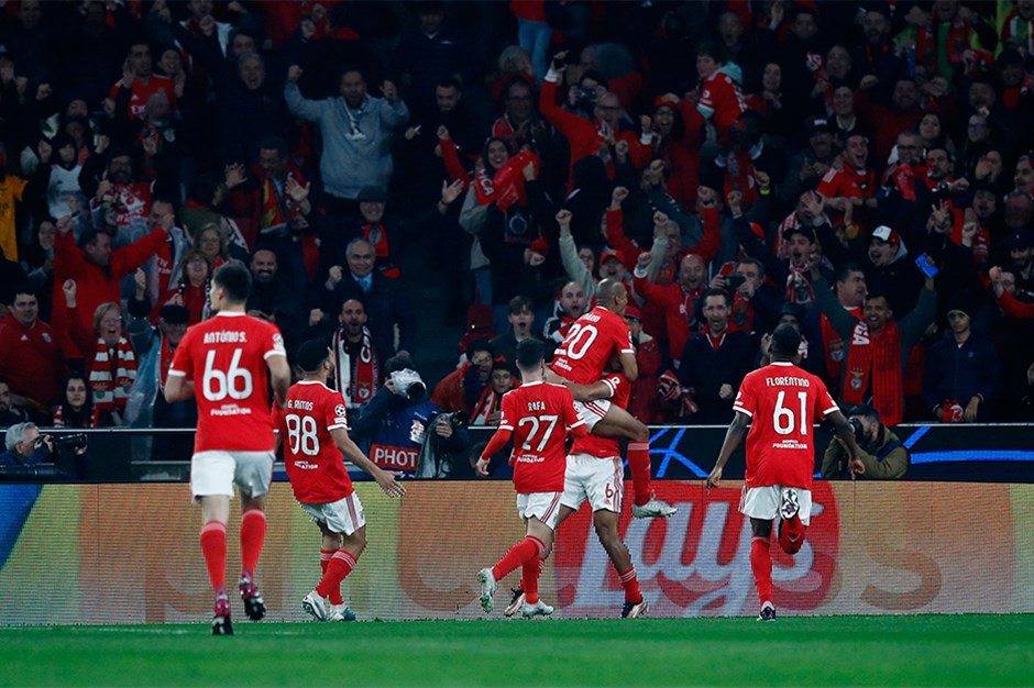 Şampiyonlar Ligi'nde Benfica rüzgarı devam ediyor