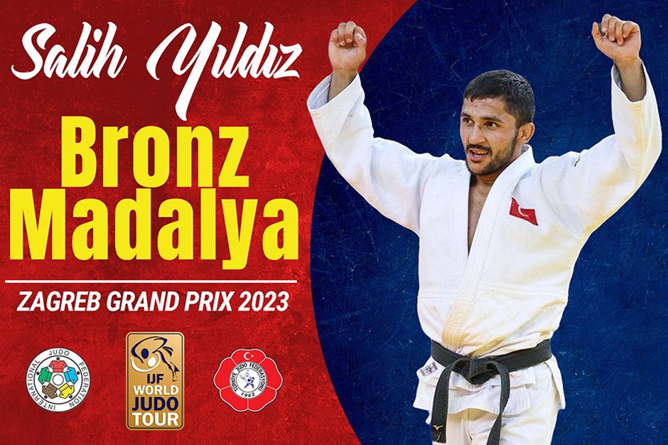 Milli judocu Salih Yıldız, Hırvatistan'da bronz madalya kazandı