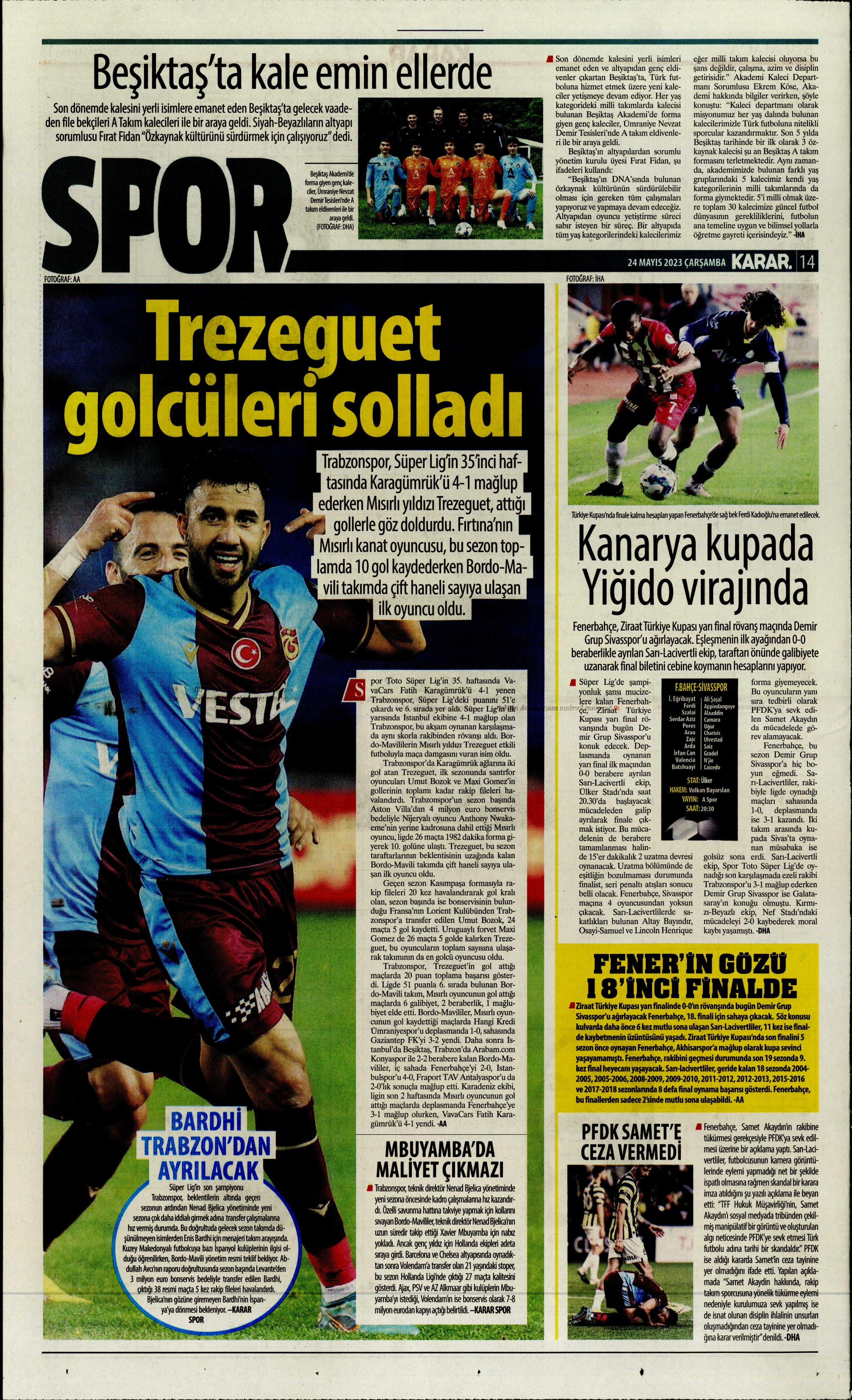 "Aslan'da taarruz başladı" | Sporun Manşetleri  - 22. Foto