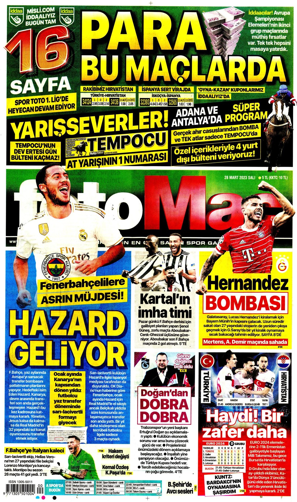 "Vurduğumuz gol olsun" - Sporun manşetleri - 9. Foto