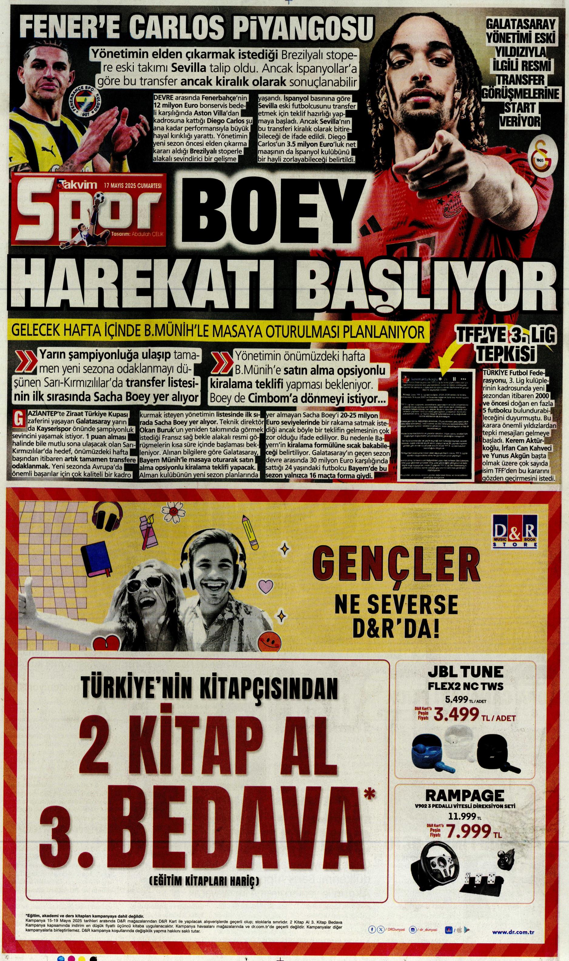 "Osimhen çılgınlığı" | Sporun manşetleri  - 36. Foto