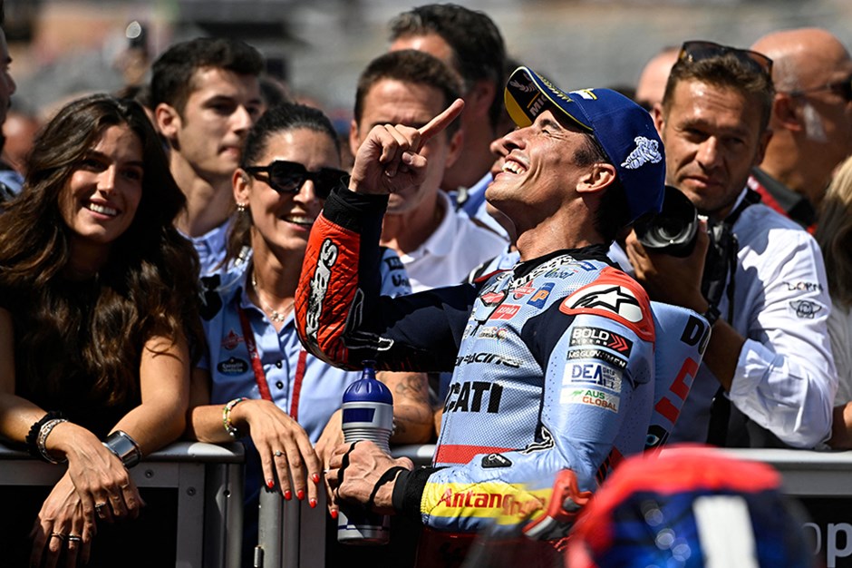 Marc Marquez, San Marino'da podyumun zirvesine çıktı