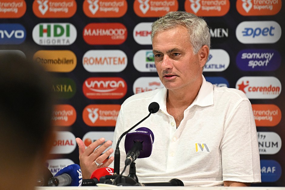 Jose Mourinho: "Fenerbahçe'ye geldiğim için hiç pişman olmadım"