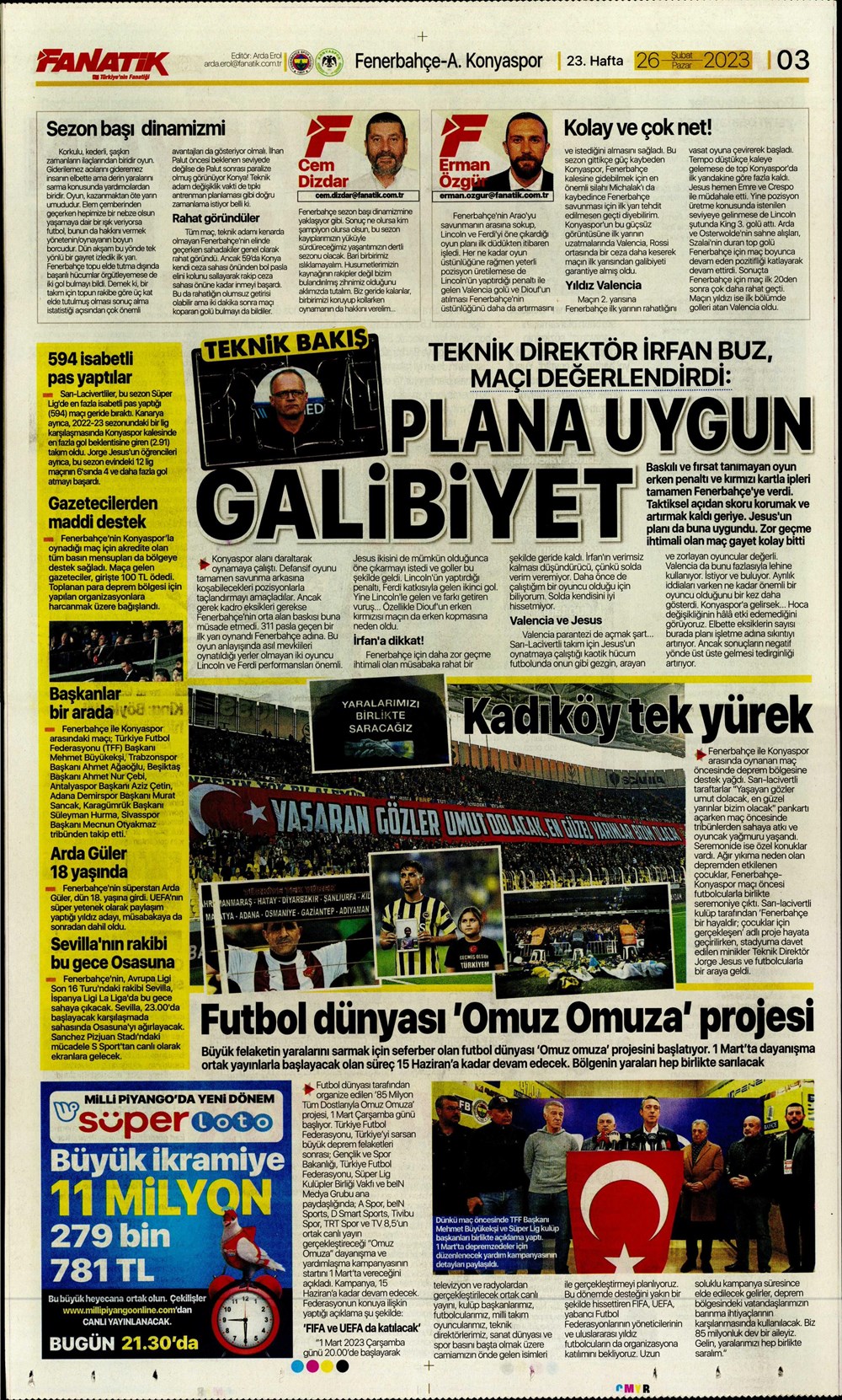 "Valenci'ağa' böyle istedi" - Sporun manşetleri  - 3. Foto