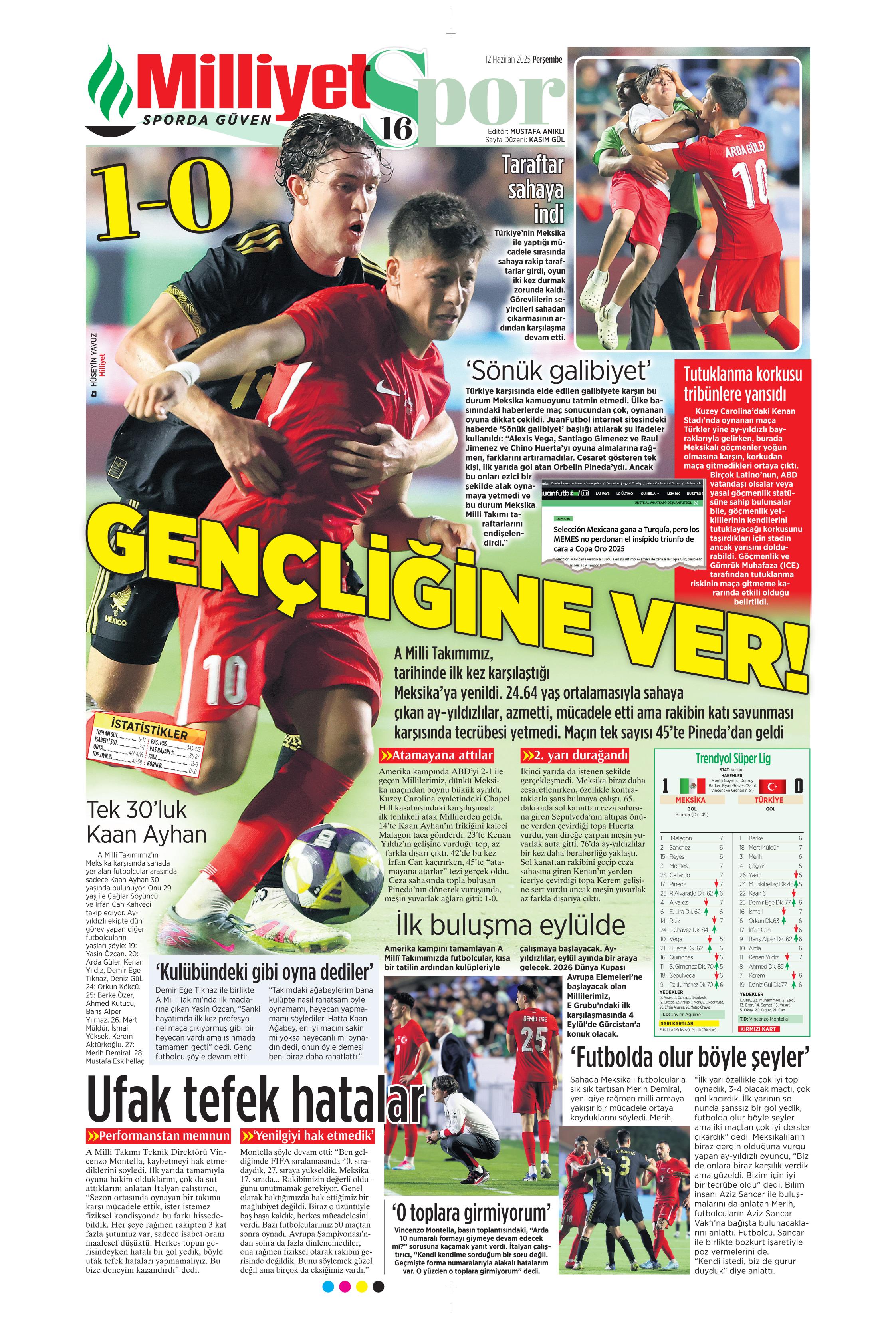 "Osimhen'in yerine En-Nesyri" | Sporun manşetleri (12 Haziran 2025)  - 20. Foto