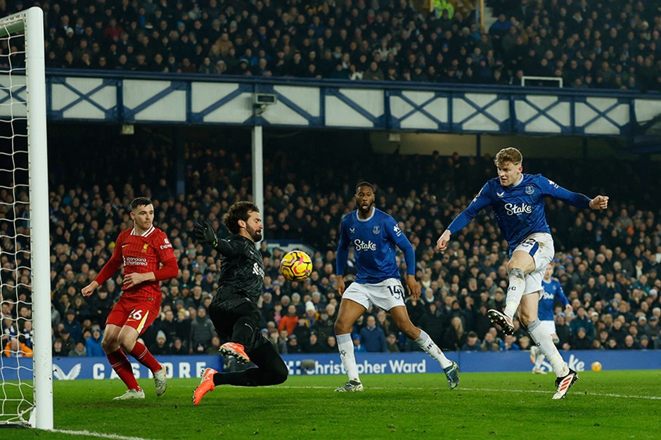 90+8 sürprizi: Goodison Park'taki son derbi berabere sona erdi