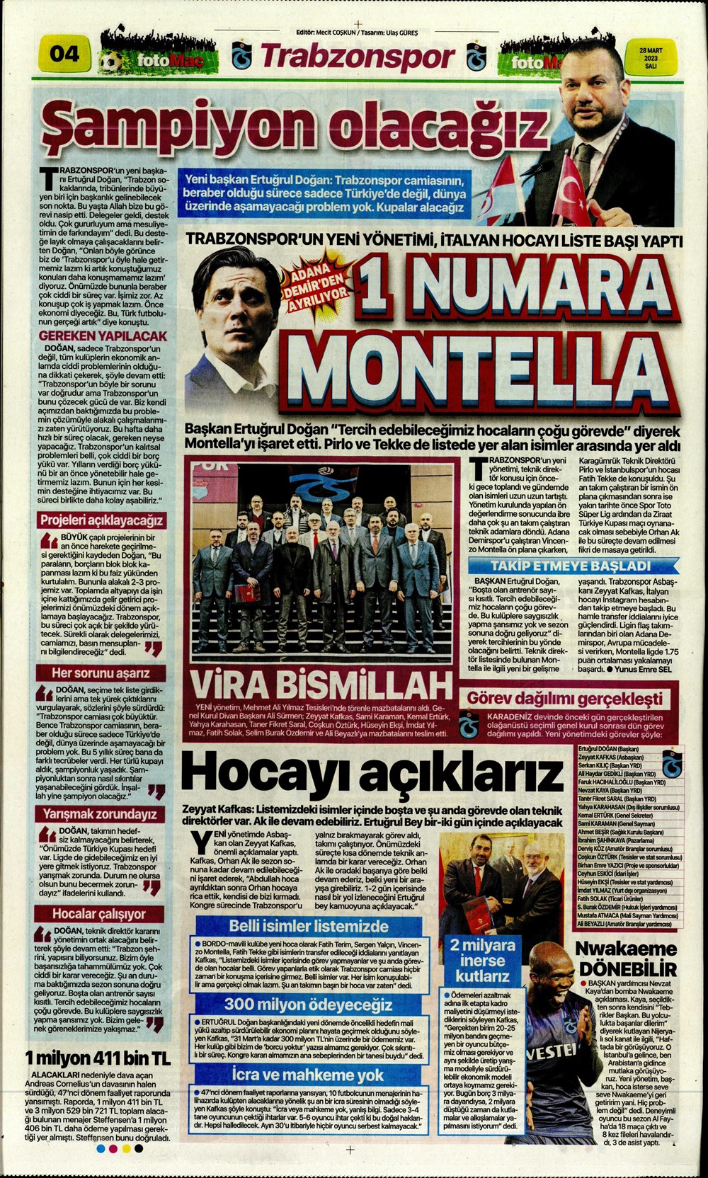 "Vurduğumuz gol olsun" - Sporun manşetleri - 13. Foto