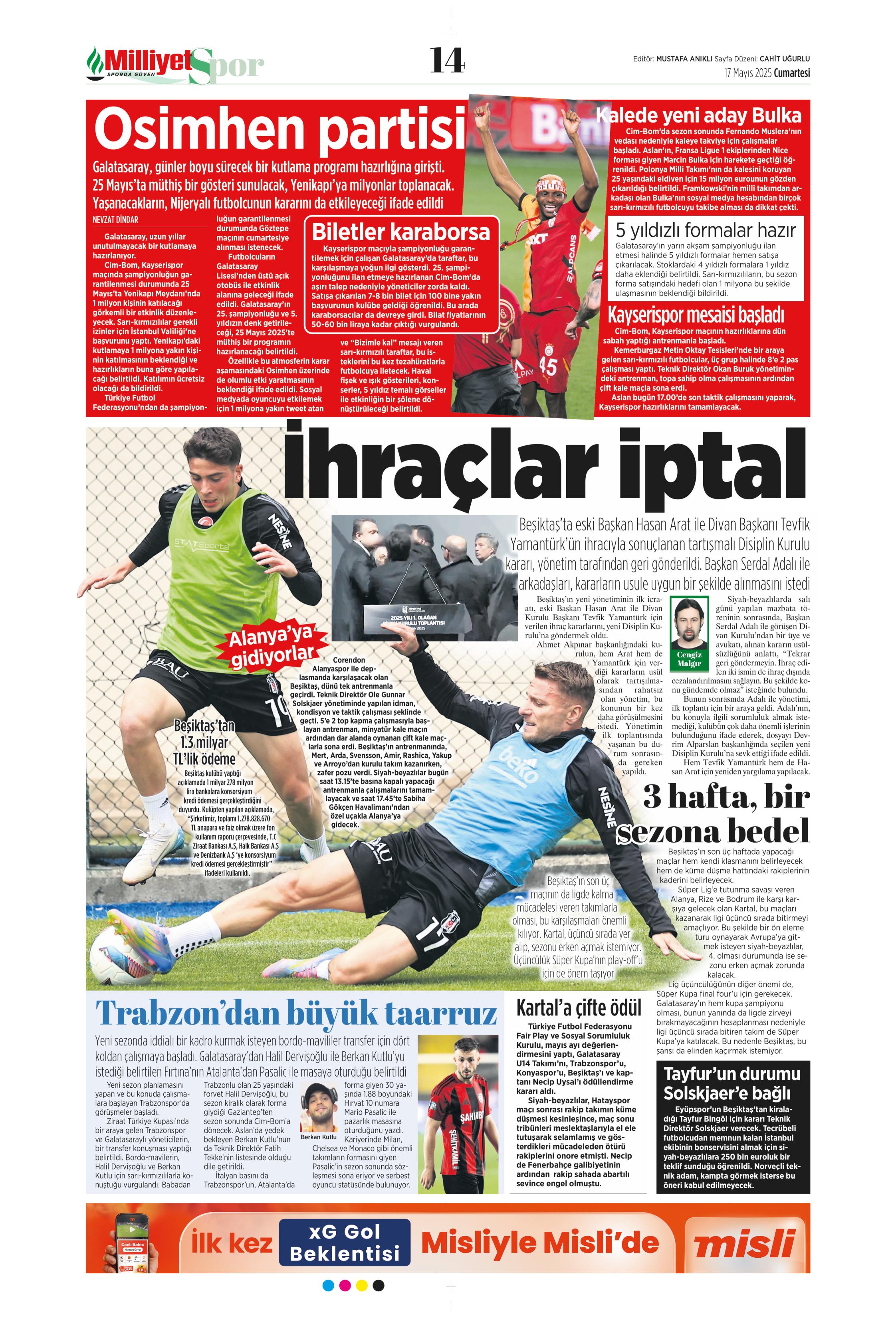 "Osimhen çılgınlığı" | Sporun manşetleri  - 18. Foto