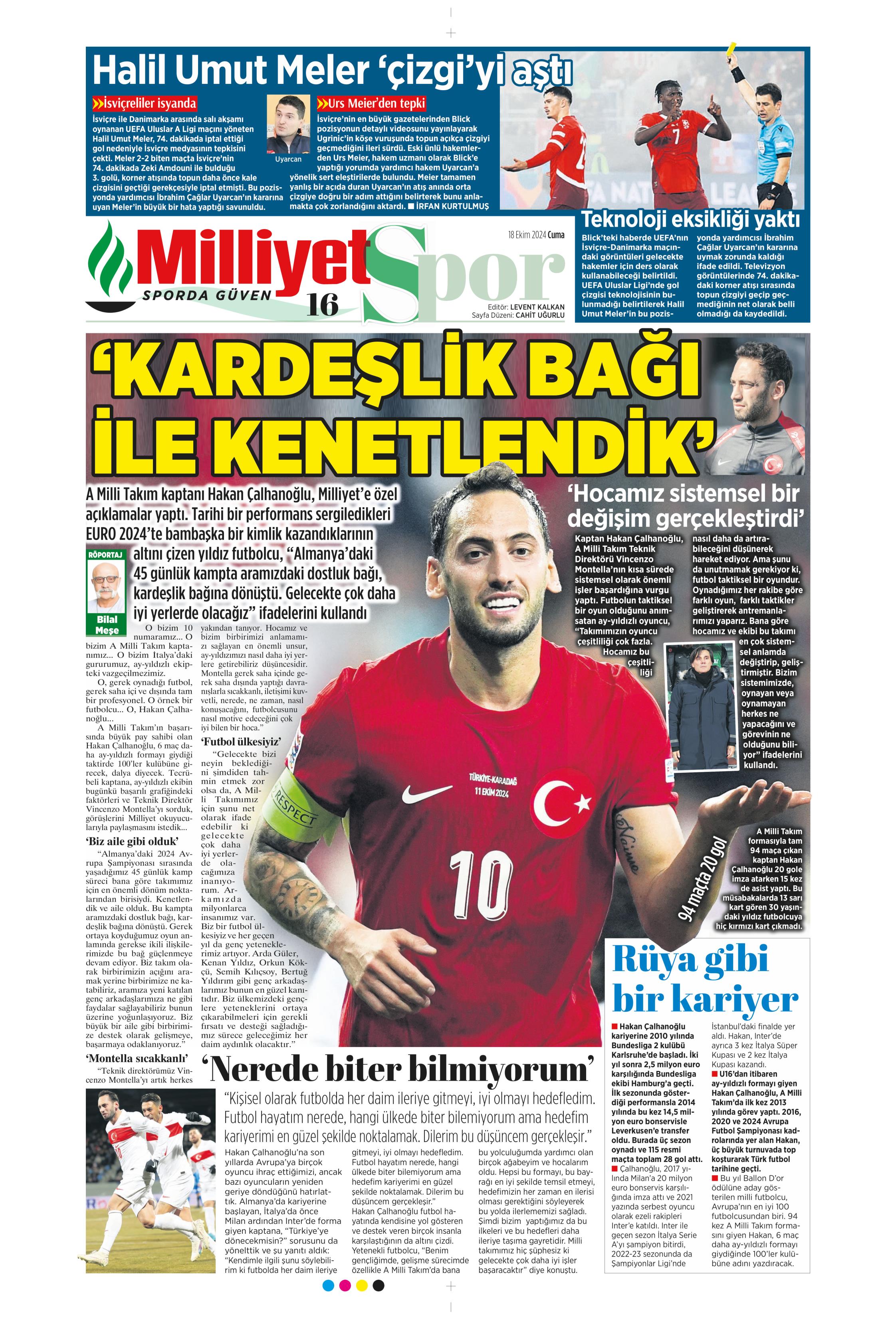 "Fenerbahçe'ye 1 milyar euroluk bomba" | Sporun manşetleri (18 Ekim 2024)  - 24. Foto