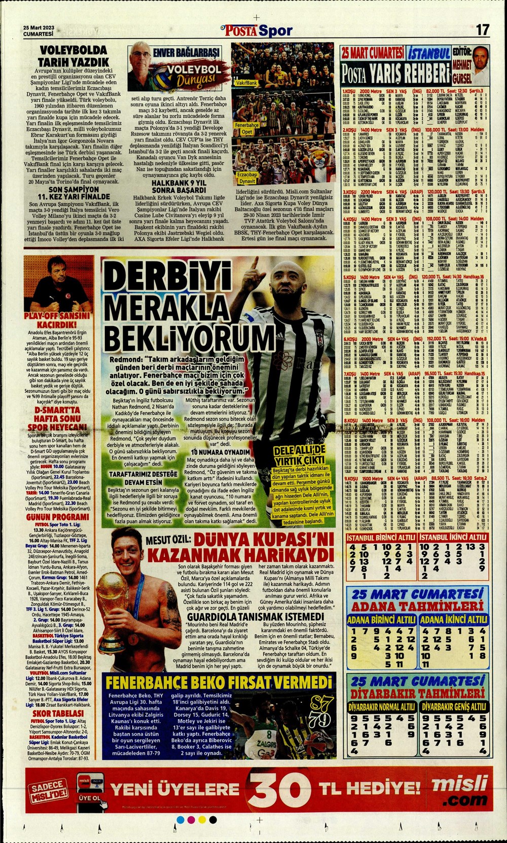 "Yeni bir başlangıç" - Sporun manşetleri - 25. Foto